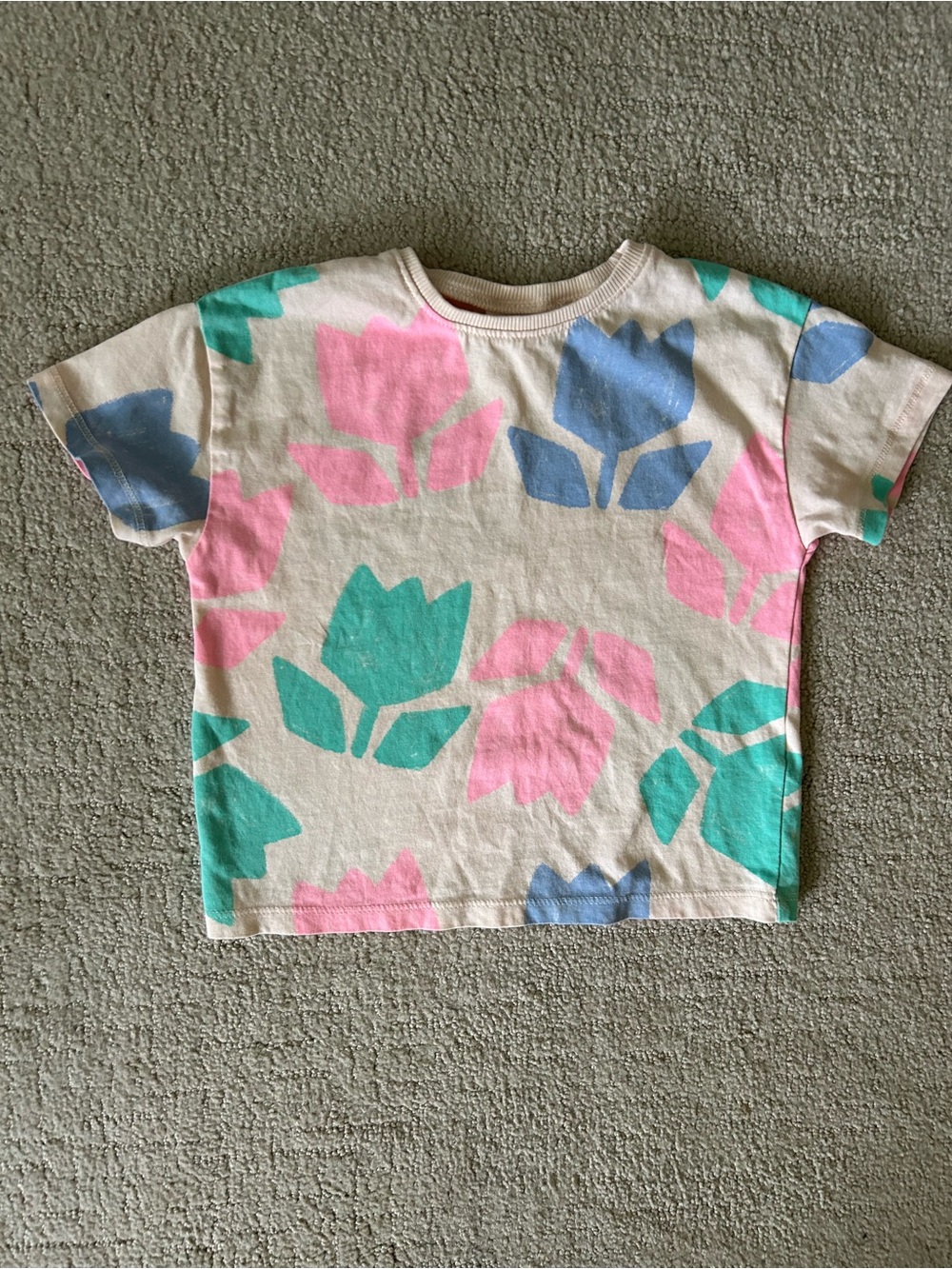 Zara toddler girl pastel tulip tee 3T